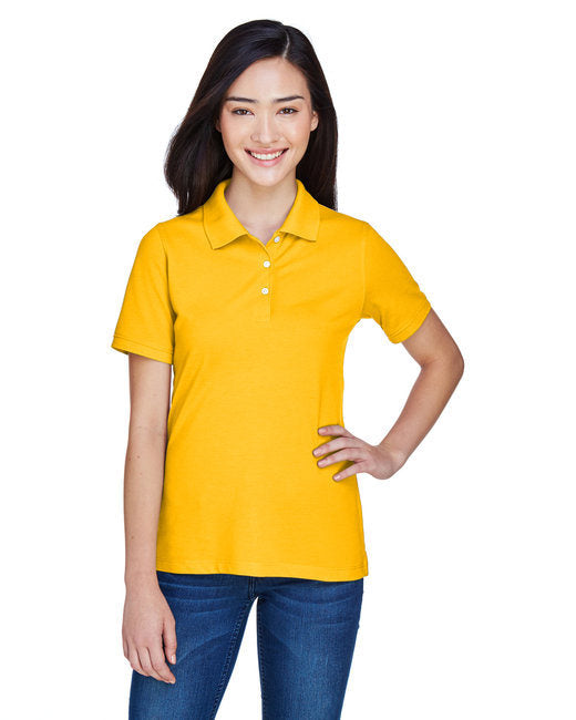 Ladies' 5.6 oz. Easy Blend™ Polo - WHITE - XS