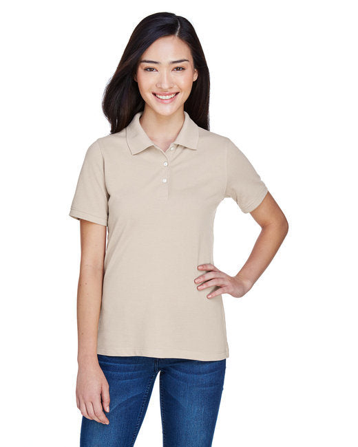 Ladies' 5.6 oz. Easy Blend™ Polo - WHITE - XS