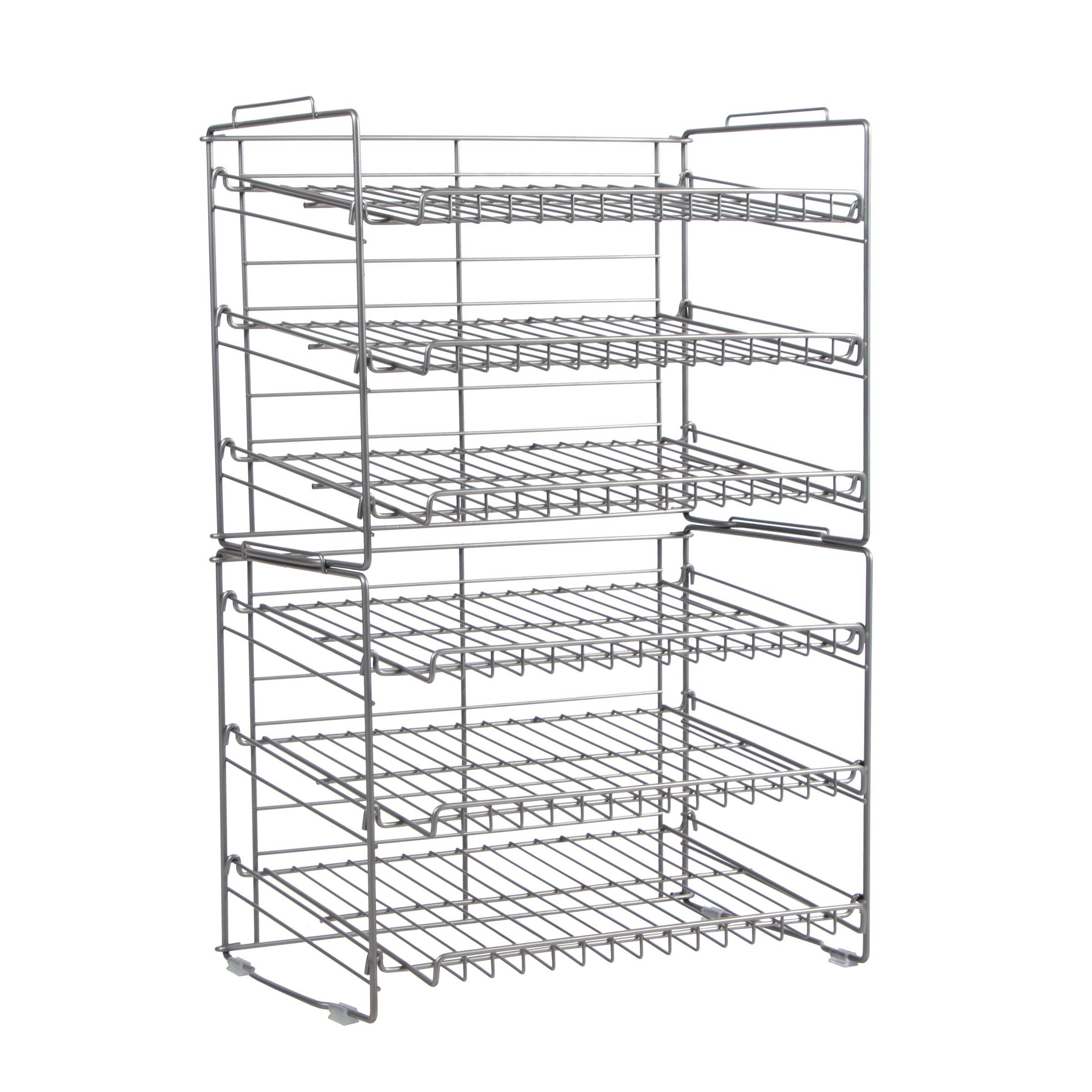 Atlantic Canrack-Silver (Two racks)