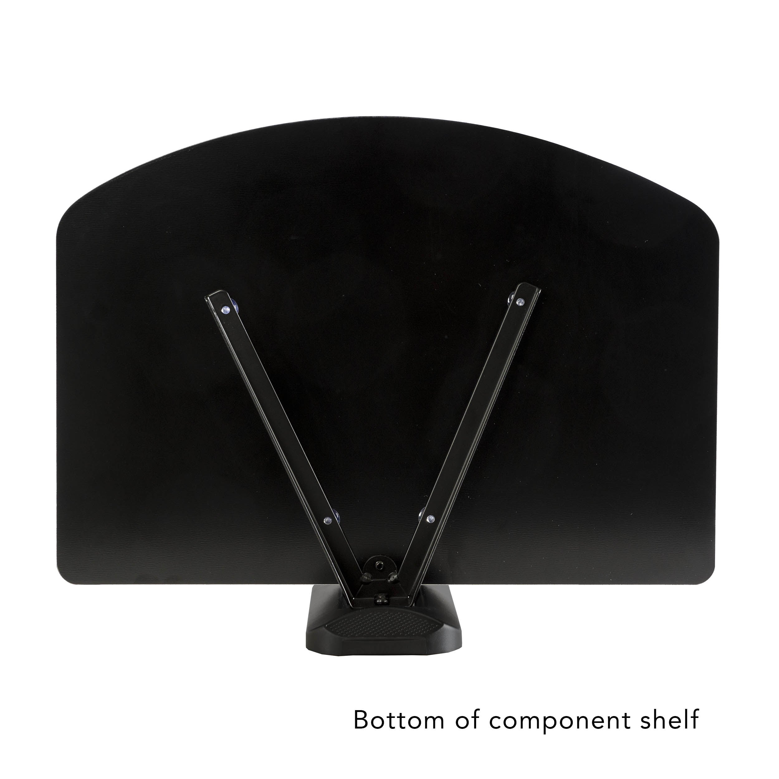 SINGLE DVD COMPONENT SHELF FOR FLAT SCREEN TV