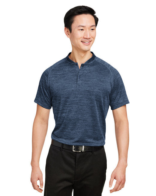 Men's Mission Blade Collar Polo - BLACK JASPE - 2XL