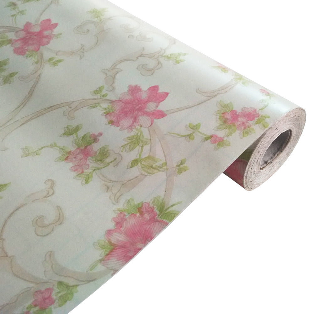 Pink Rose - Self-Adhesive Wallpaper Home Decor (Roll)