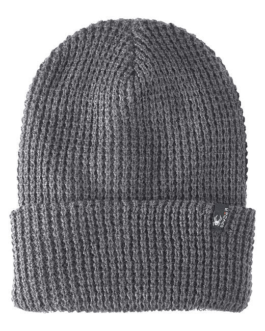 Adult Vertex Knit Beanie - BLACK MELANGE - OS