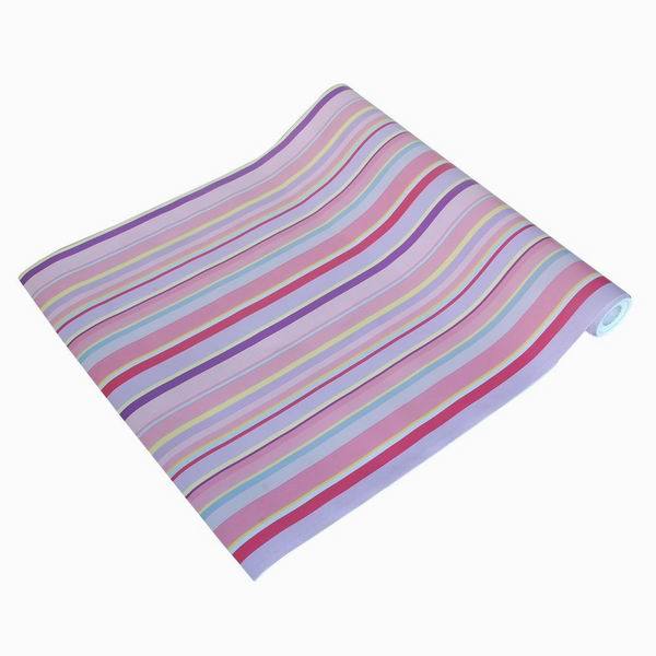 Colorful stripe -2- Self-Adhesive Wallpaper Home Decor(Roll)