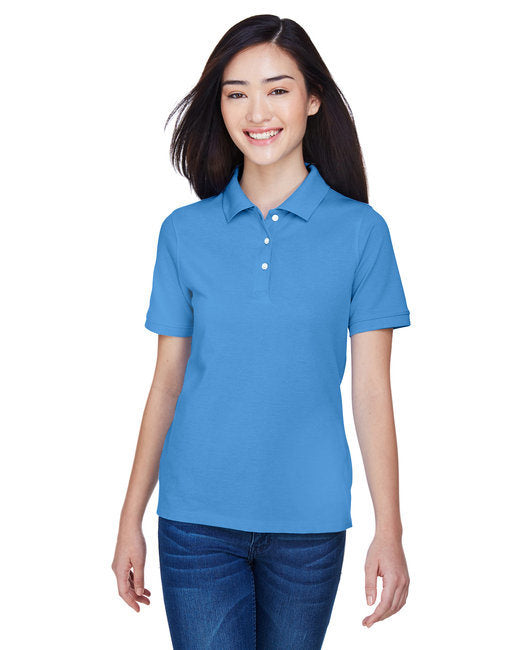 Ladies' 5.6 oz. Easy Blend™ Polo - WHITE - XS