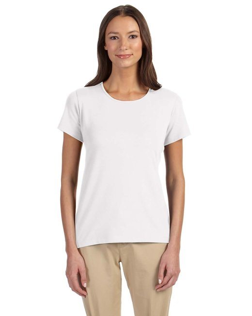 Ladies' Perfect Fit™ Shell T-Shirt - WHITE - XS