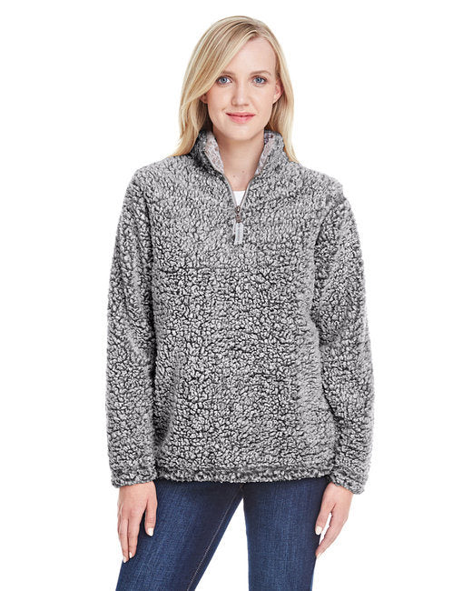 Ladies' Epic Sherpa 1/4 Zip - OATMEAL HEATHER - S