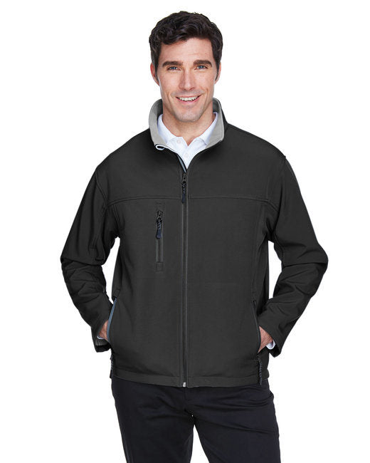 Men's Soft Shell Jacket - CHARCOAL - S