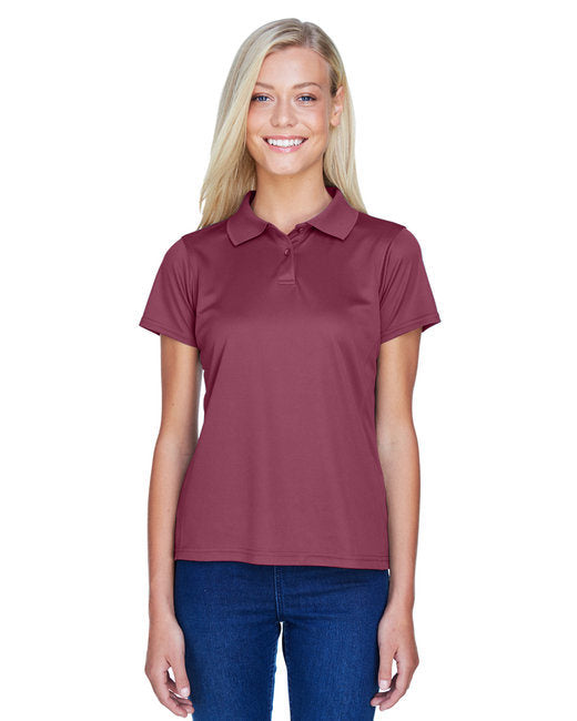 Ladies' 4 oz. Polytech Polo - WHITE - S