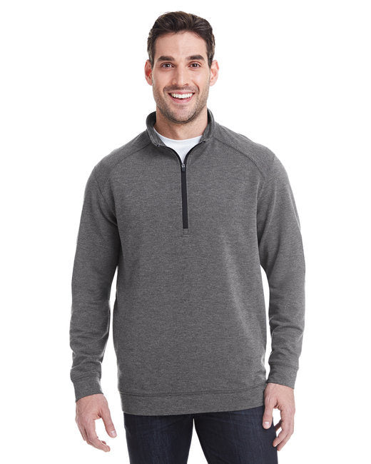 Adult Omega Stretch Quarter-Zip - CHARCOAL TRBLND - S