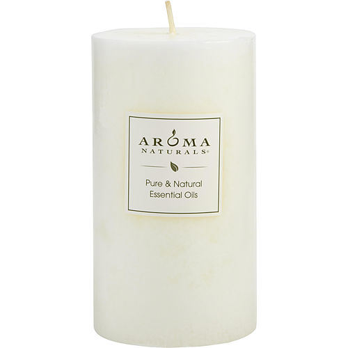 MEDITATION AROMATHERAPY by Mediation Aromatherapy 2.75 X 5 inch PILLAR AROMATHERAPY CANDLE. COMBINES THE ESSENTIAL OILS OF PATCHOULI & FRANKINCENSE