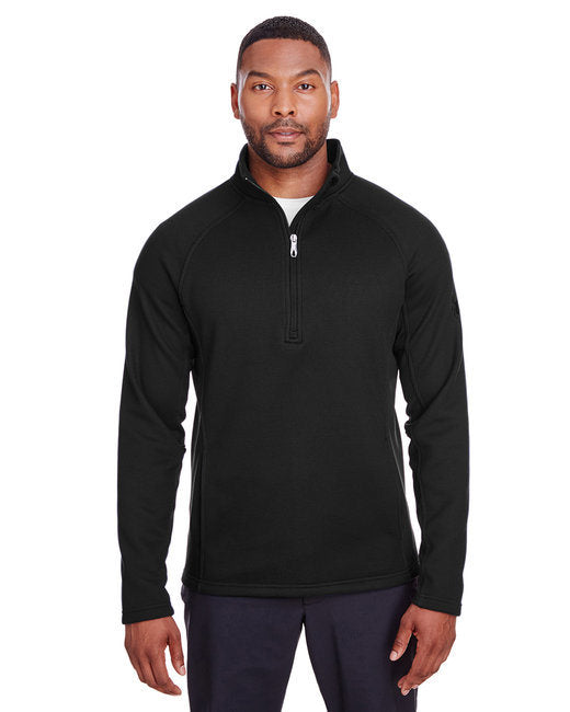 Men's Constant Half-Zip Sweater - BLACK HTHR/ BLK - S