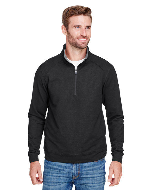 Adult Omega Stretch Quarter-Zip - CHARCOAL TRBLND - S