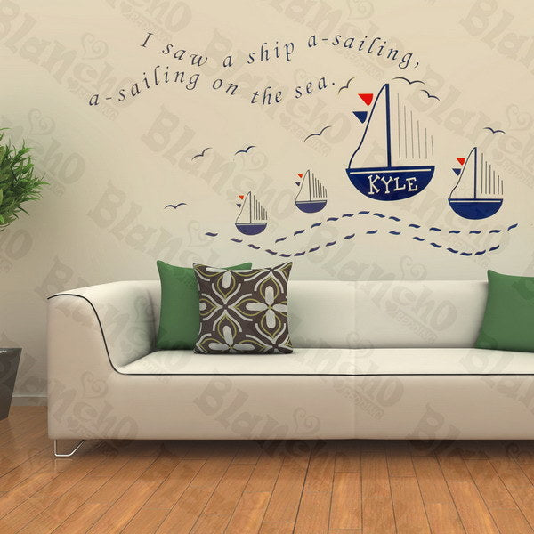 Ocean Trip - Wall Decals Stickers Appliques Home Dcor