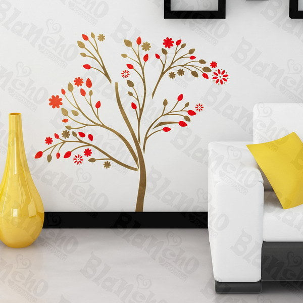 Abstract Flower - Wall Decals Stickers Appliques Home Dcor