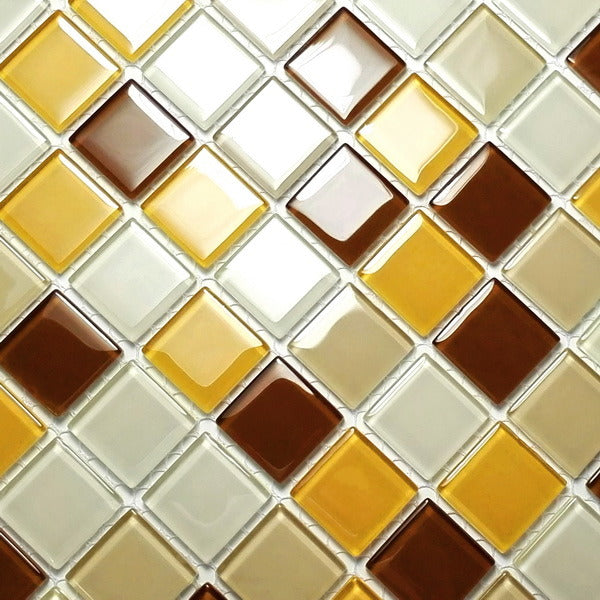 Multicolor Lattice - 3-Dimensional Mosaic Decorative Wall Tile(10PC)