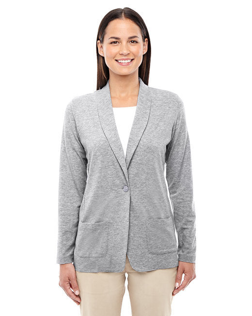 Ladies' Perfect Fit™ Shawl Collar Cardigan - WHITE - XS