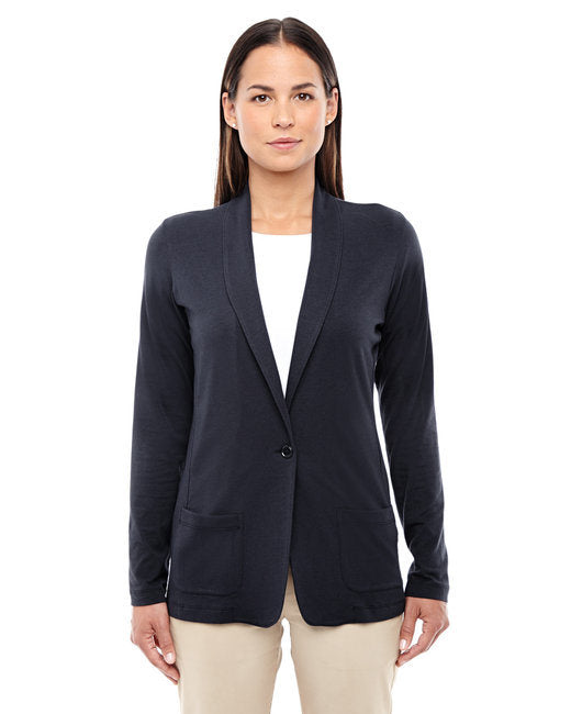 Ladies' Perfect Fit™ Shawl Collar Cardigan - WHITE - XS