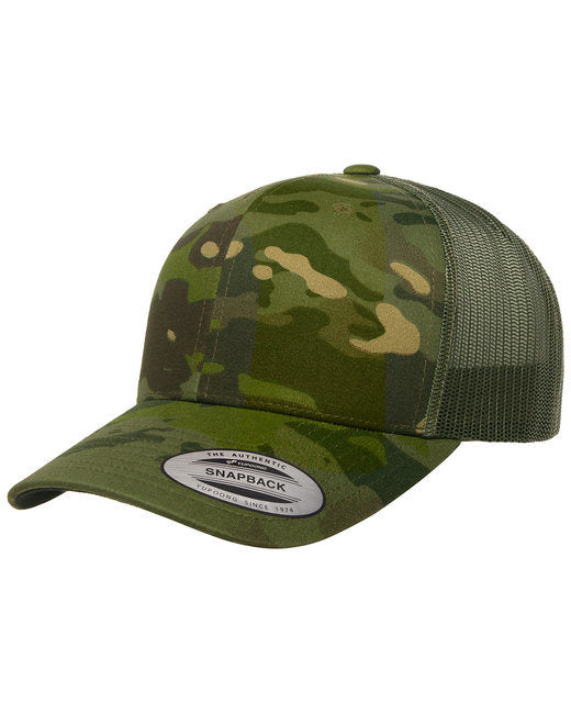 YP Classics® Retro Trucker Multicam® Snapback - MULTICAM - OS