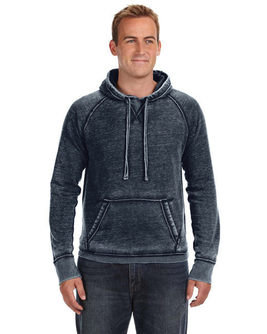 Adult Vintage Zen Fleece Pullover Hooded Sweatshirt - CEMENT - S