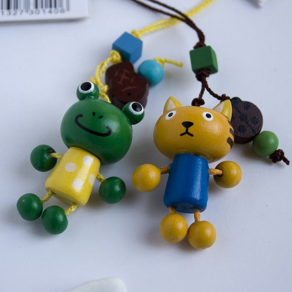 [Yellow Cat & Frog] - Cell Phone Charm Strap / Camera Charm Strap / Handbags Charms