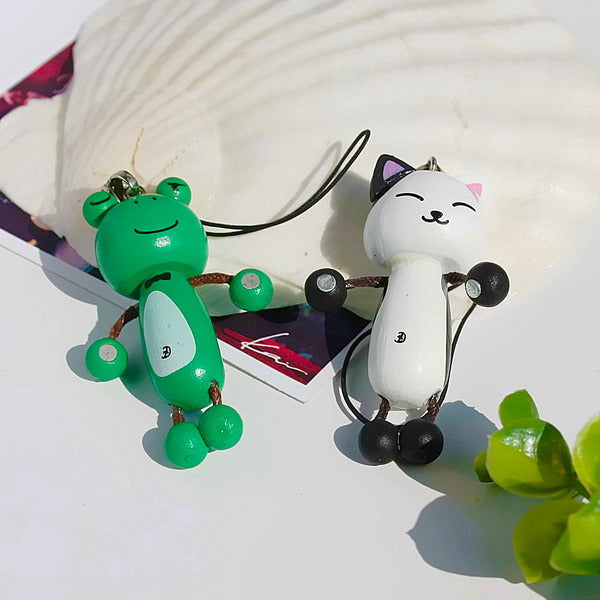 [Happy Cat & Frog] - Cell Phone Charm Strap / Camera Charm Strap / Handbags Charms