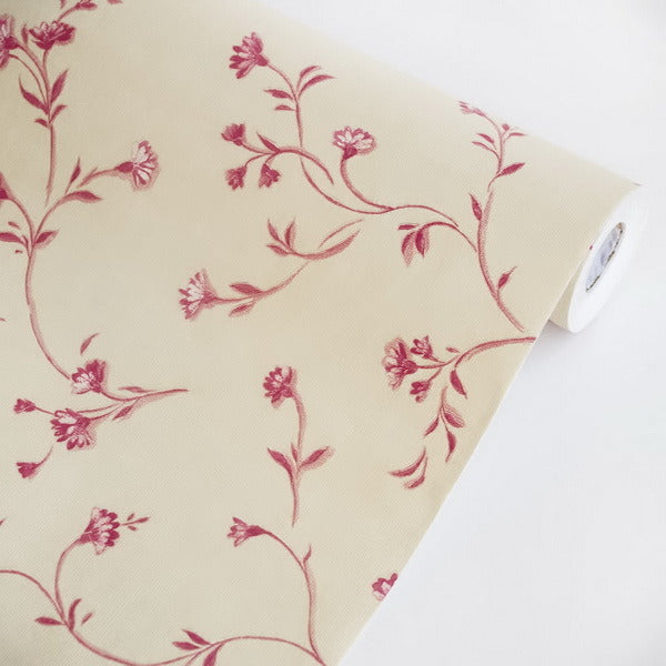 Violet Carnation - Vinyl Self-Adhesive Wallpaper Prepasted Wall stickers Wall Decor (Roll)