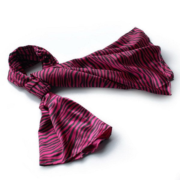 Blando Fushcia Funky Zebra Animal Pattern super soft Silk Scarf/Wrap/Shawl(Large)