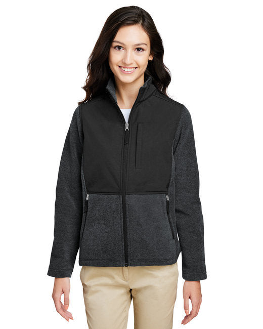 Ladies' Journey Summit Hybrid Full-Zip - BLACK/ BLACK - XS