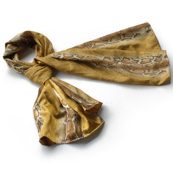 Blando Gold Boa Noble Fashion Delicately Soft Silky Scarf/Wrap/Shaw(Small)