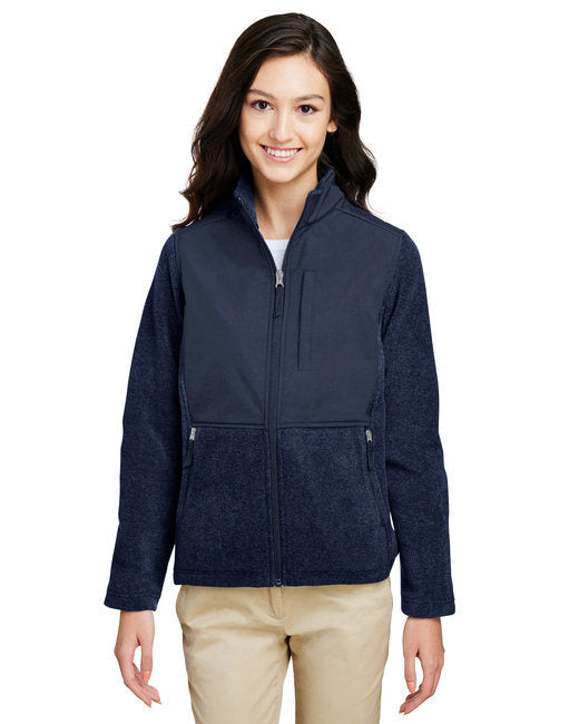 Ladies' Journey Summit Hybrid Full-Zip - BLACK/ BLACK - XS