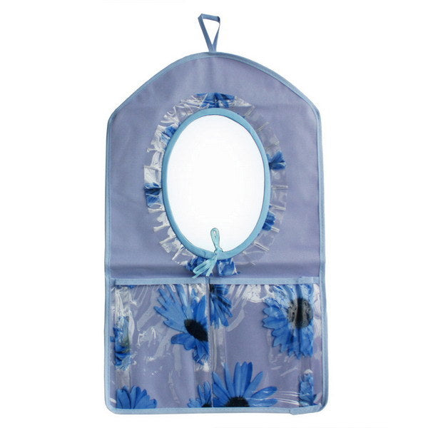 [Flowers Mirror] Blue/Wall Hanging/ Wall Organizers / Wall Baskets / Baskets (11*18)