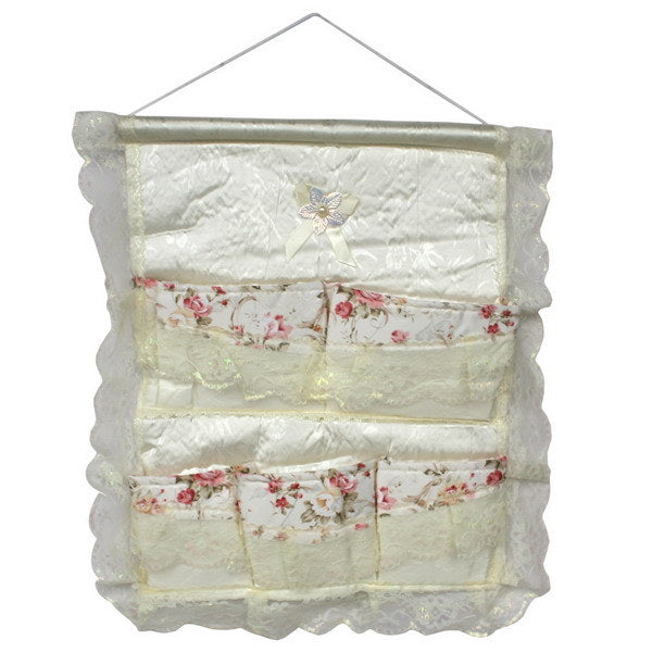 [Lace & Allover] Red Rose/Wall Hanging/ Wall Organizers / Wall Pocket / Baskets (17*19)