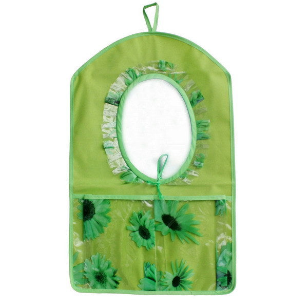 [Flowers Mirror] Green/Wall Hanging/ Wall Organizers / Wall Baskets / Baskets (11*18)