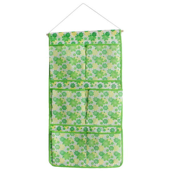 [Green Flowers] Green/Wall Hanging/ Wall Organizers / Baskets / Hanging Baskets (13*24)