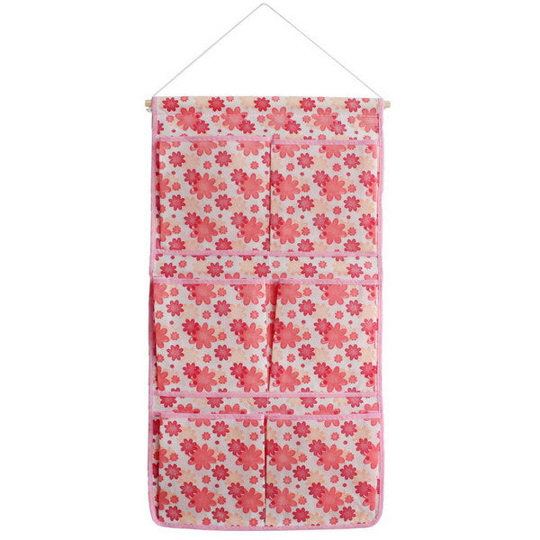 [Pink Flowers] Pink/Wall Hanging/ Wall Organizers / Baskets / Hanging Baskets (13*24)