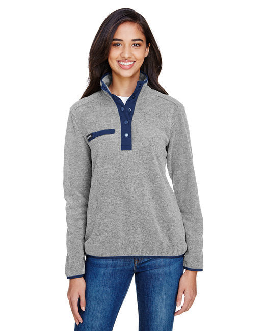 Denali Melange Mountain Fleece Pullover - CHARCOAL - S