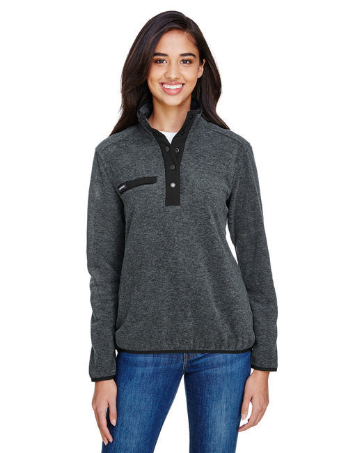 Denali Melange Mountain Fleece Pullover - CHARCOAL - S