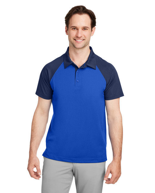 Men's Command Snag-Protection Colorblock Polo - SP DK NV/ SP GRP - XS