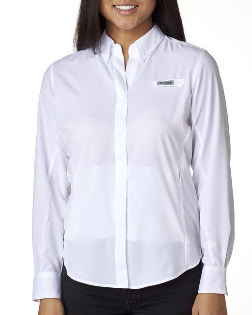 Ladies' Tamiami™ II Long-Sleeve Shirt - WHITE - XS