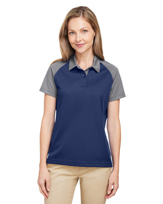 Ladies' Command Snag-Protection Colorblock Polo - SP DK NV/ SP GRP - XS