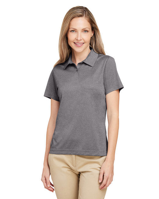 Ladies' Zone Sonic Heather Performance Polo - ATHLETIC HEATHER - XS