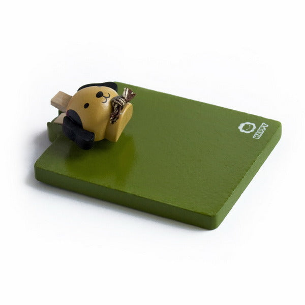 [Happy Dog] - Refrigerator Magnet clip / Magnetic Clipboard