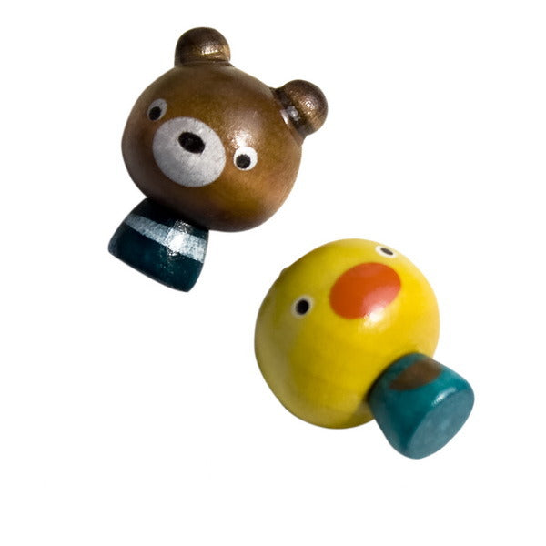 [Mini Bear & Chicken] - Refrigerator Magnets / Animal Magnets