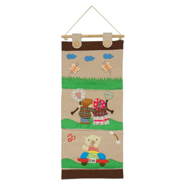 [Go And Play] Ivory/Wall Hanging/Wall Pocket/Hanging Baskets/Wall Organizers (11*24)