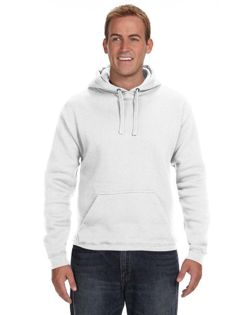 Adult Premium Fleece Pullover Hooded Sweatshirt - WHITE - XS