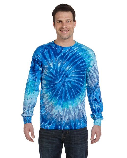 Adult 5.4 oz. 100% Cotton Long-Sleeve T-Shirt - SATURN - S