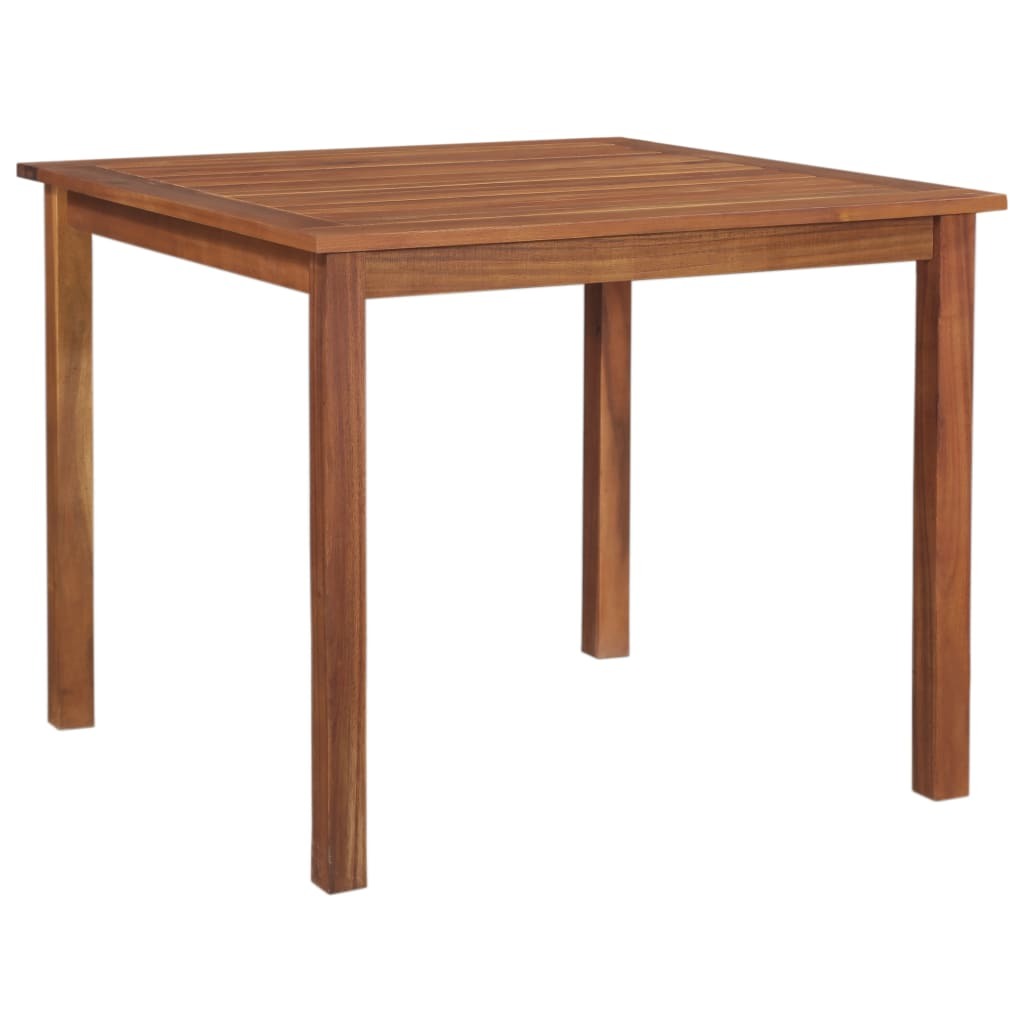 Patio Table 33.5"x33.5"x29.1" Solid Acacia Wood