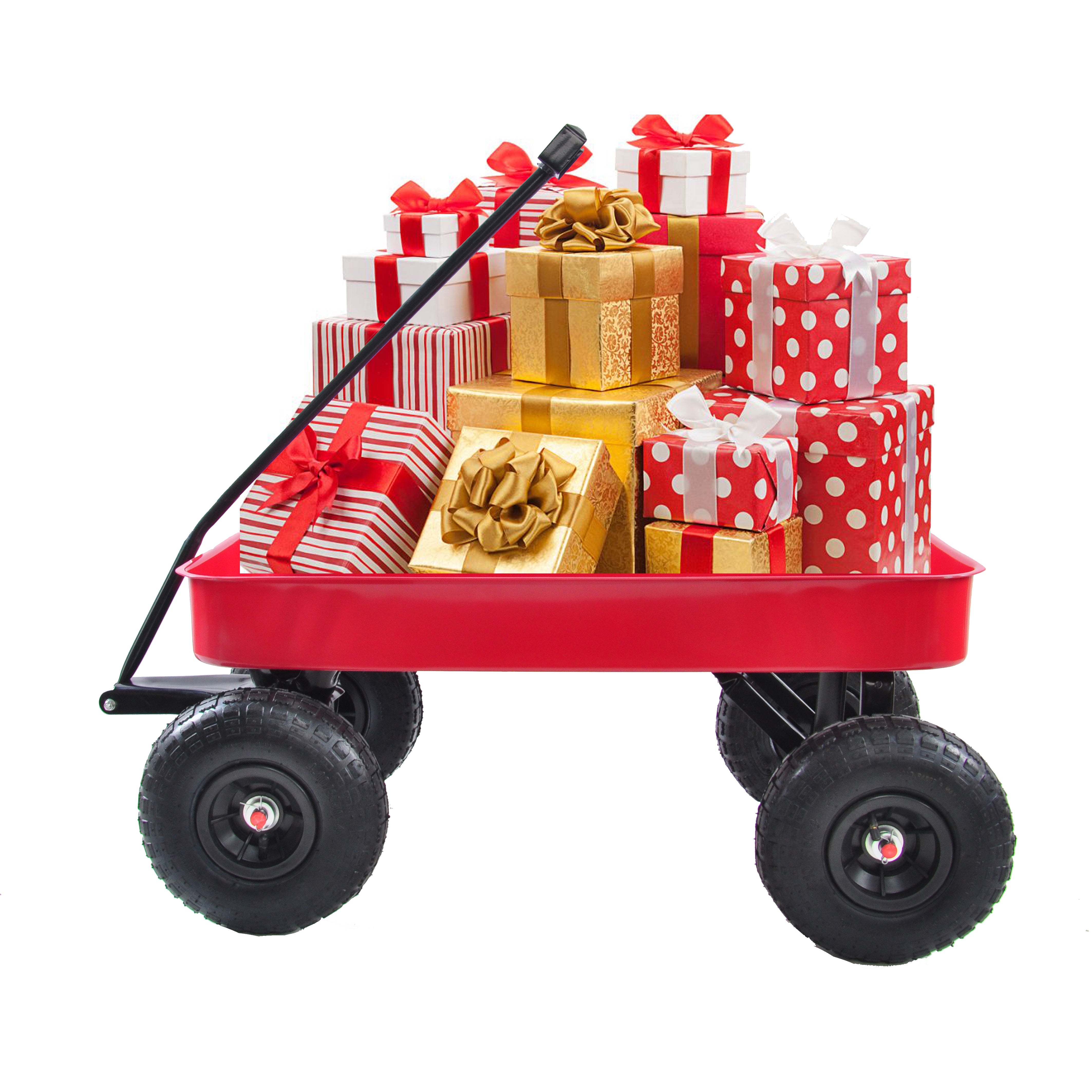 Outdoor&nbsp;Wagon&nbsp;All&nbsp;Terrain&nbsp;Pulling&nbsp;&nbsp;Air&nbsp;Tires&nbsp;Children&nbsp;Kid&nbsp;Garden