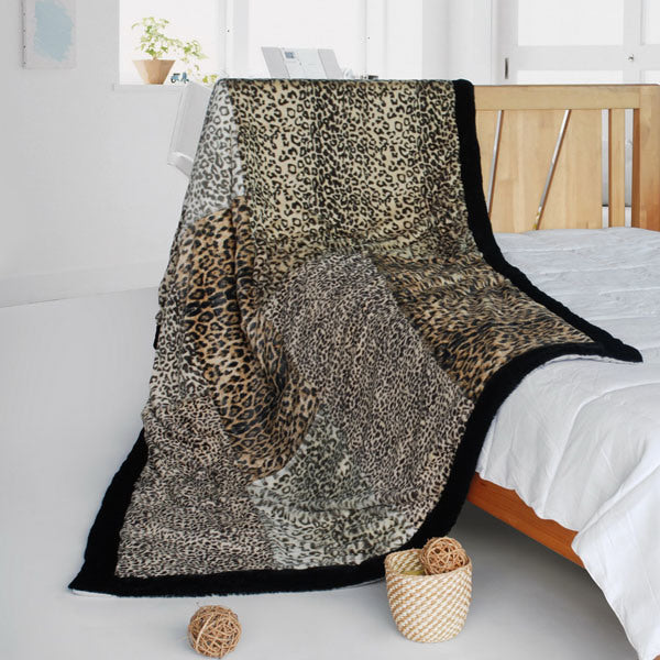 Onitiva - [Fanstaty] Animal Style Patchwork Throw Blanket (61 by 86.6 inches)